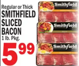 C Town SMITHFIELD SLICED BACON offer