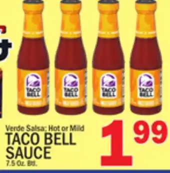 C Town TACO BELL SAUCE offer