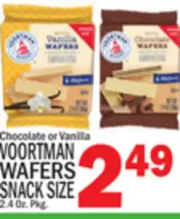 C Town VOORTMAN WAFERS SNACK SIZE offer
