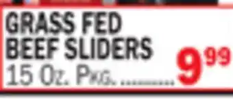 C Town GRASS FED BEEF SLIDERS offer