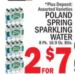 C Town POLAND SPRING SPARKLING WATER offer
