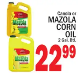 C Town MAZOLA CANOLA OR CORN OIL offer