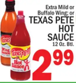C Town TEXAS PETE HOT SAUCE offer