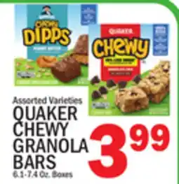 C Town QUAKER CHEWY GRANOLA BARS offer