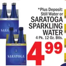 C Town SARATOGA SPARKLING WATER offer