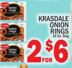 C Town KRASDALE ONION RINGS offer