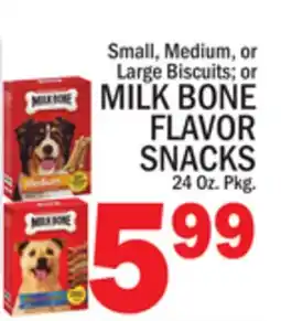C Town MILK BONE FLAVOR SNACKS offer