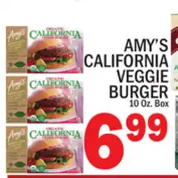 C Town AMY'S CALIFORNIA VEGGIE BURGER offer