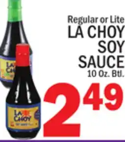 C Town LA CHOY SOY SAUCE offer