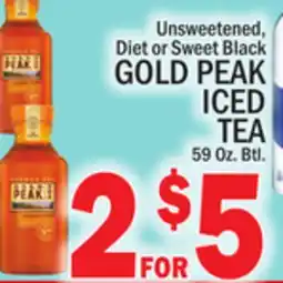 C Town GOLD PEAK ICED TEA offer