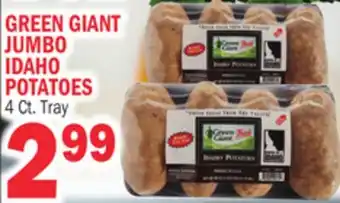 C Town GREEN GIANT JUMBO IDAHO POTATOES offer
