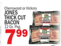 C Town JONES THICK CUT BACON offer