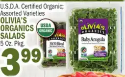 C Town OLIVIA'S ORGANICS ORGANICS SALADS offer