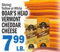 C Town BOAR'S HEAD VERMONT CHEDDAR CHEESE offer