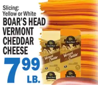 C Town BOAR'S HEAD VERMONT CHEDDAR CHEESE offer