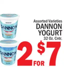 C Town DANNON YOGURT offer