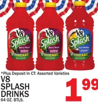 C Town V8 SPLASH DRINKS offer