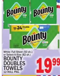 C Town BOUNTY DOUBLES TOWELS offer