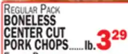 C Town BONELESS CENTER CUT PORK CHOPS offer