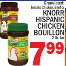 C Town KNORR HISPANIC CHICKEN BOUILLON offer