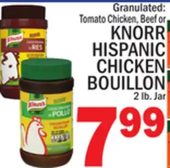 C Town KNORR HISPANIC CHICKEN BOUILLON offer