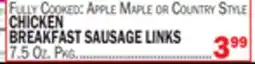 C Town CHICKEN BREAKFAST SAUSAGE LINKS offer