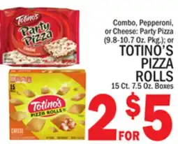 C Town TOTINO'S PIZZA ROLLS 15 Ct. 7.5 Oz. Boxes offer
