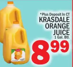 C Town KRASDALE ORANGE JUICE offer