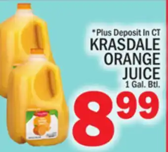 C Town KRASDALE ORANGE JUICE offer