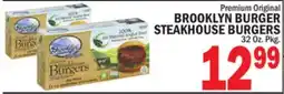 C Town BROOKLYN BURGER STEAKHOUSE BURGERS offer