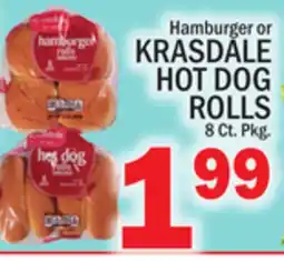 C Town KRASDALE HAMBURGER OR HOT DOG ROLLS offer