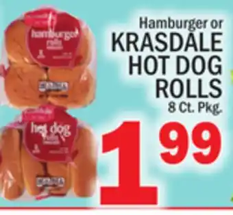 C Town KRASDALE HAMBURGER OR HOT DOG ROLLS offer