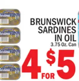 C Town BRUNSWICK SARDINES IN OIL offer