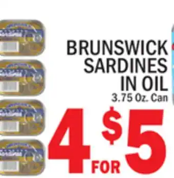 C Town BRUNSWICK SARDINES IN OIL offer