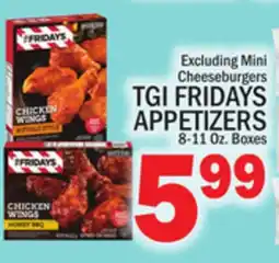 C Town TGI FRIDAYS APPETIZERS offer