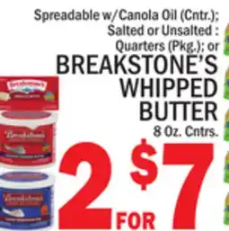 C Town BREAKSTONE'S WHIPPED BUTTER offer