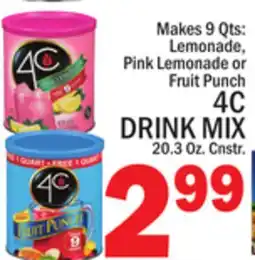 C Town 4C DRINK MIX offer