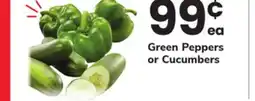 ACME Green Peppers or Cucumbers offer