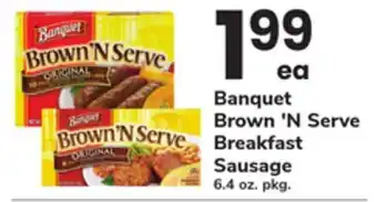 ACME Banquet Brown'N Serve Breakfast Sausage offer