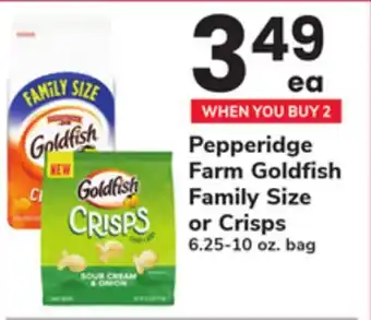 ACME Pepperidge Farm Goldfish Family Size or Crisps offer