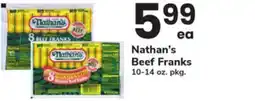 ACME Nathan's Beef Franks offer