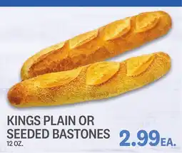 Kings Food Markets KINGS PLAIN OR SEEDED BASTONES offer