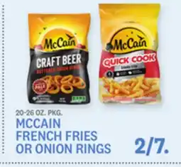 Kings Food Markets MCCAIN FRENCH FRIES OR ONION RINGS offer