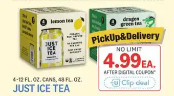 Kings Food Markets JUST ICE TEA offer