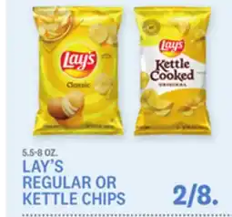 Kings Food Markets LAY'S REGULAR OR KETTLE CHIPS offer