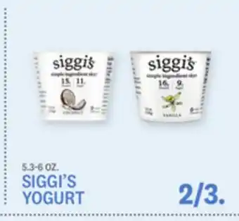Kings Food Markets SIGGI'S YOGURT offer