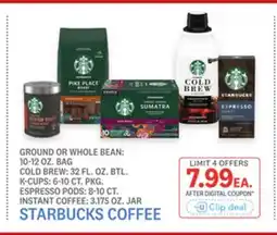 Kings Food Markets STARBUCKS COFFEE offer