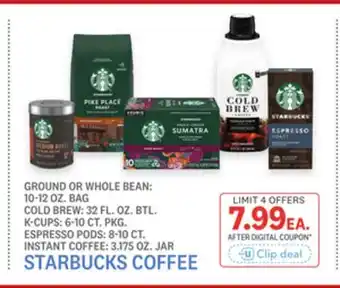 Kings Food Markets STARBUCKS COFFEE offer