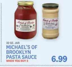 Kings Food Markets MICHAEL'S OF BROOKLYN PASTA SAUCE offer
