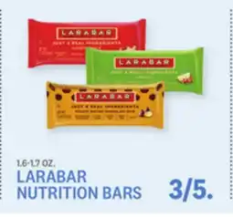 Kings Food Markets LARABAR NUTRITION BARS offer